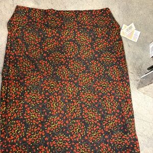 Lularoe cassie skirt 2xl new with tag floral print